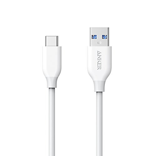 Anker USB Type C Cable PowerLine USB-C to USB-A 3.0 Cable 0.9m White Compatible