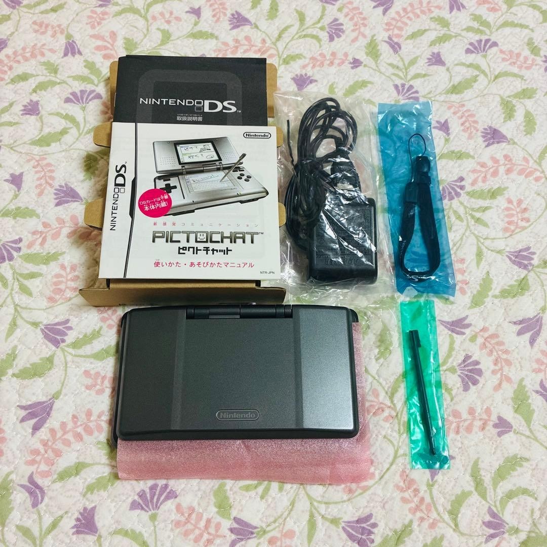 Nintendo DS Console Graphite Black Japanese edition with Box Used