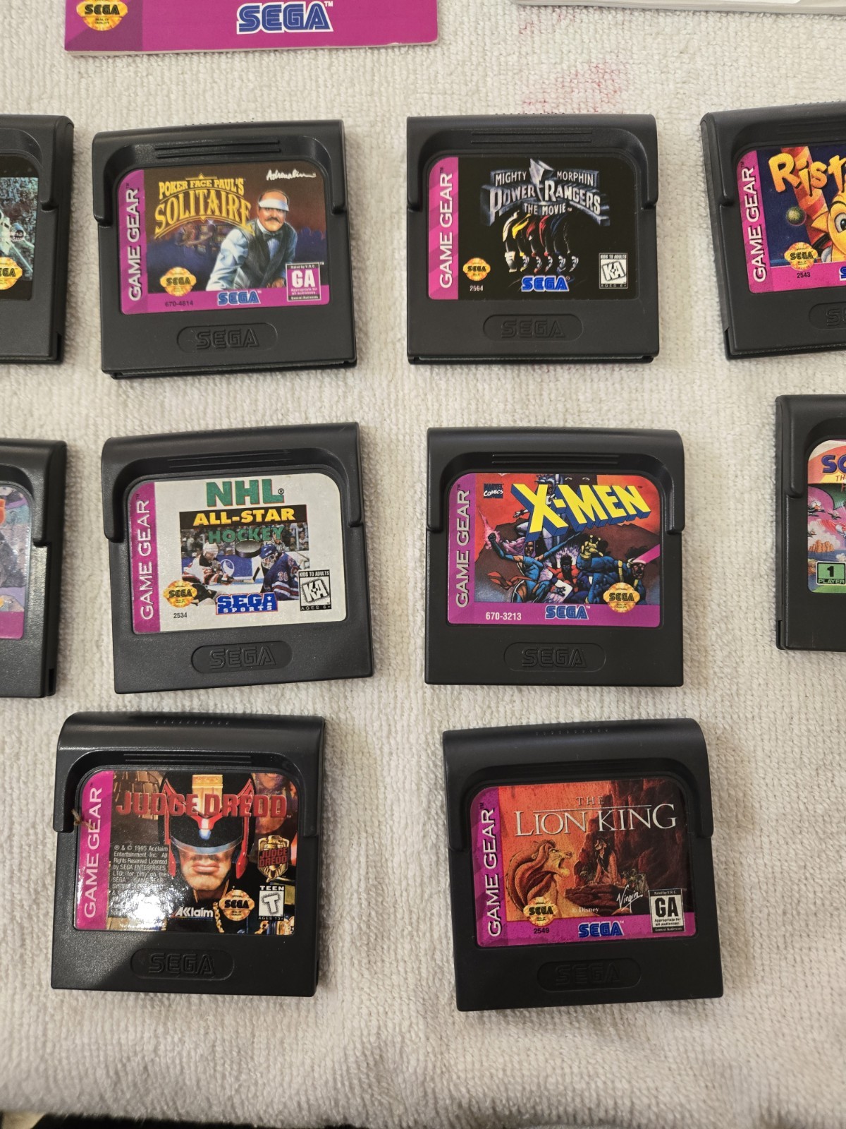 SEGA Game Gear Handheld System – Blk W/ Accessories Plus 11 Popular Games