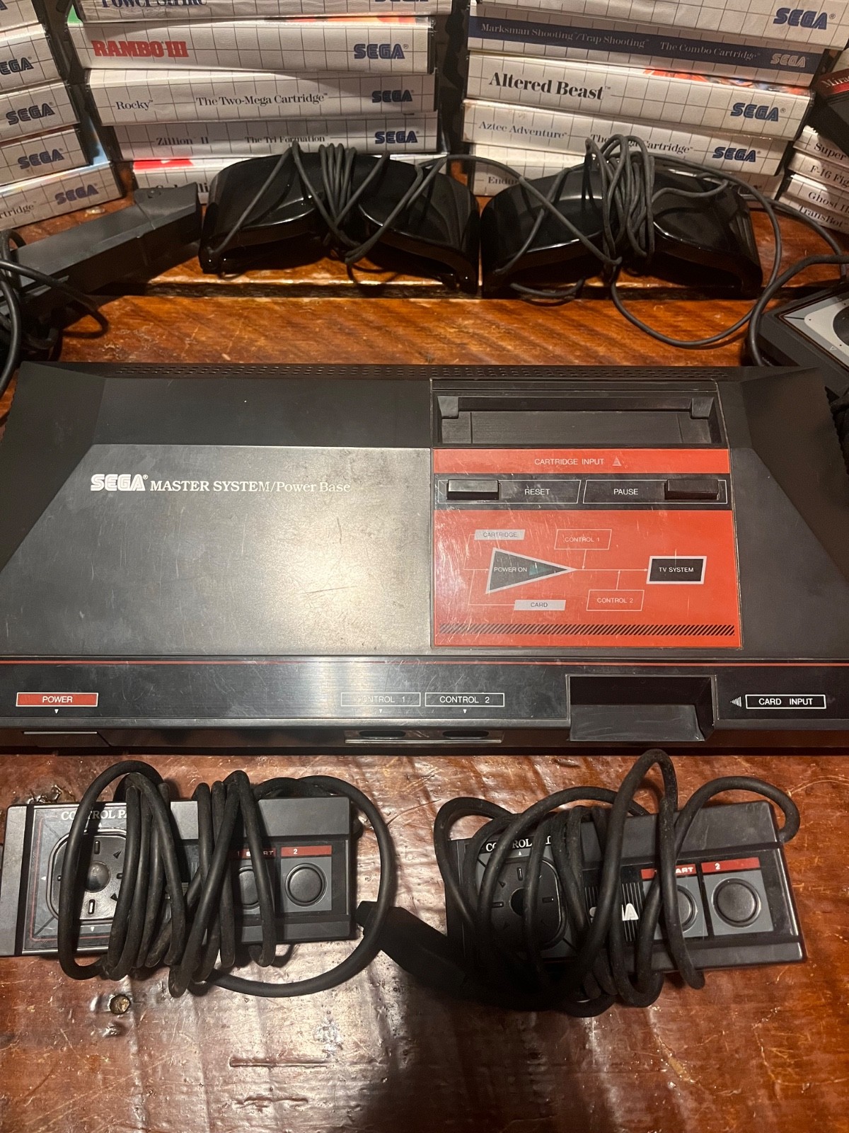 Sega Master System Console Bundle With 35 CIB Games and Accessories | TESTED