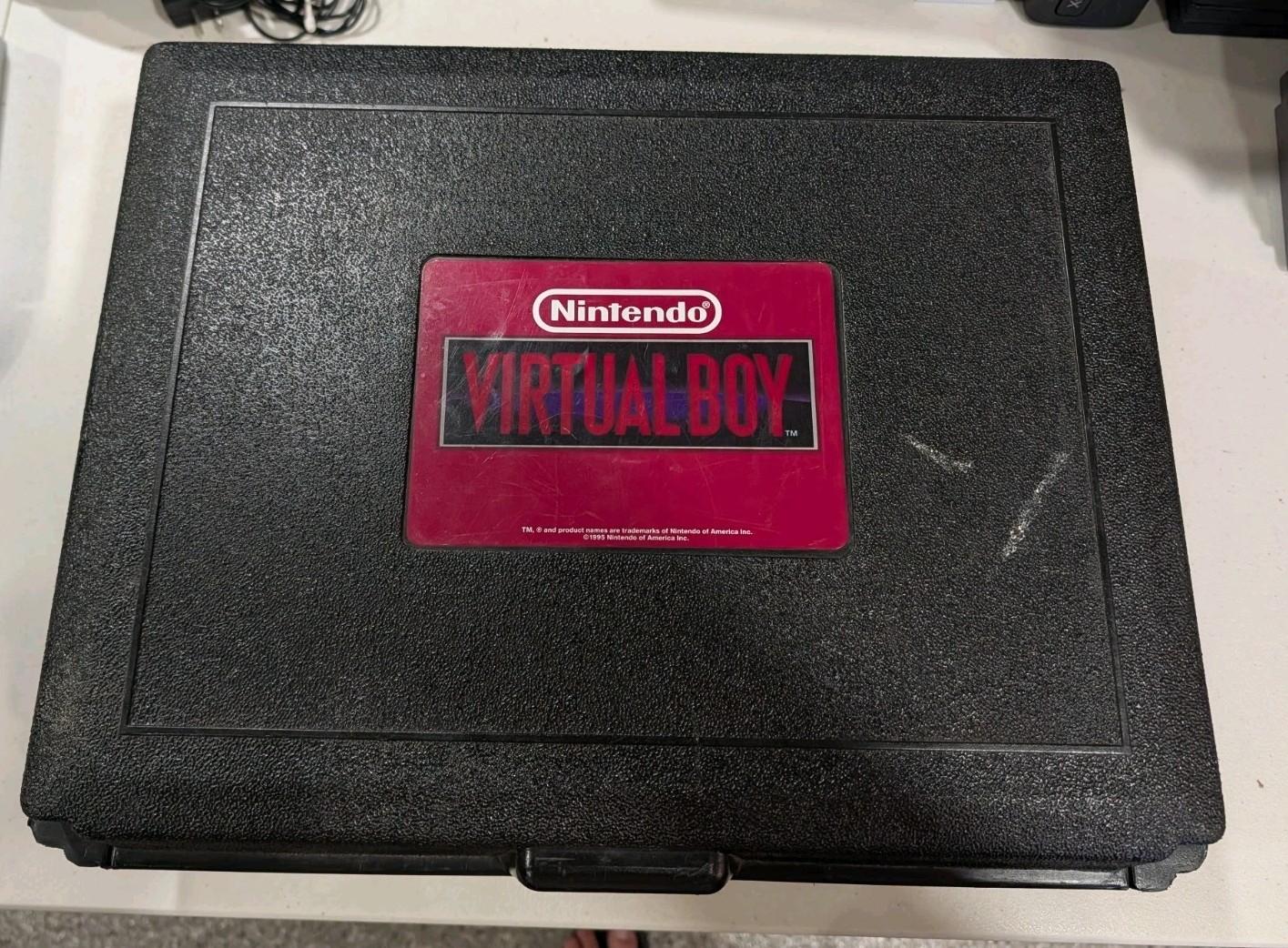 Nintendo Virtual Boy in Blockbuster Exclusive Carry Case & Console For Parts