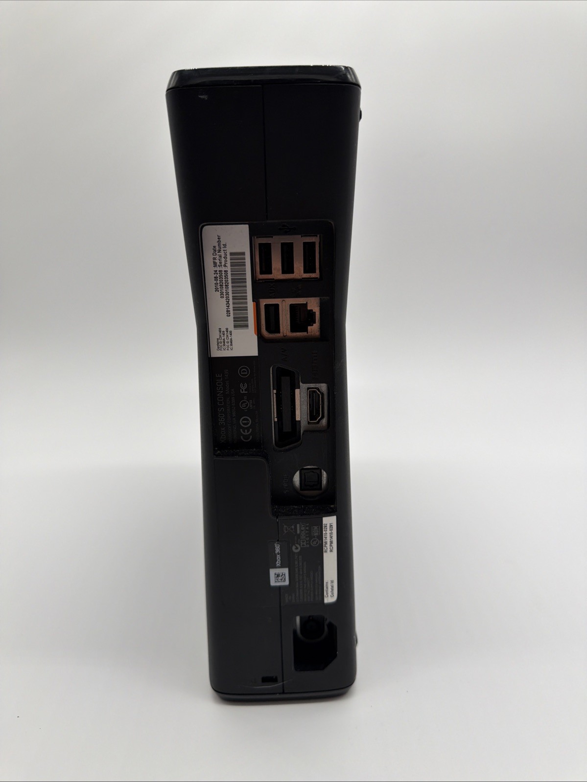 Xbox 360 S Model 1439 Console ONLY for parts or repair Red Ring