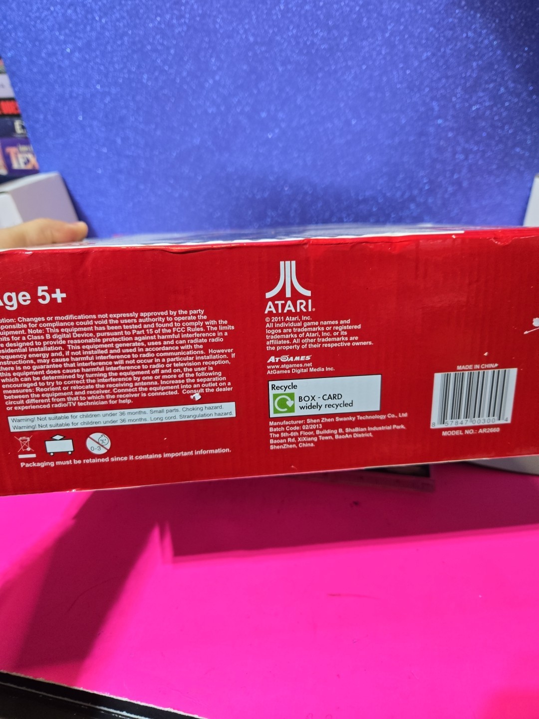Atari Flashback 3 Black Console With Limited Edition Poster