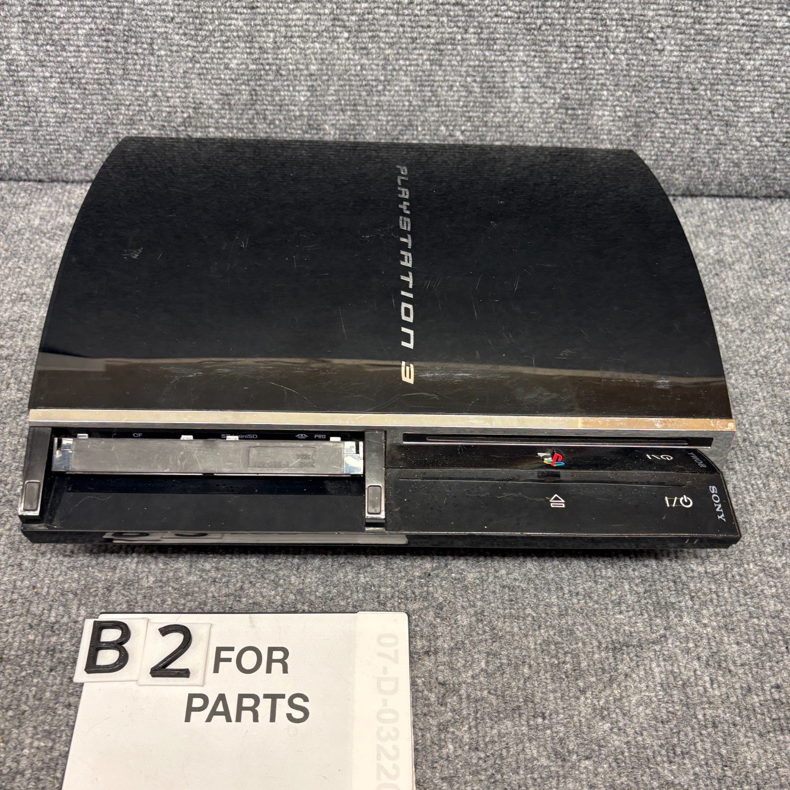 Sony PlayStation 3 PS3 FAT CECHE01 Backwards Compatible Console For Parts READ