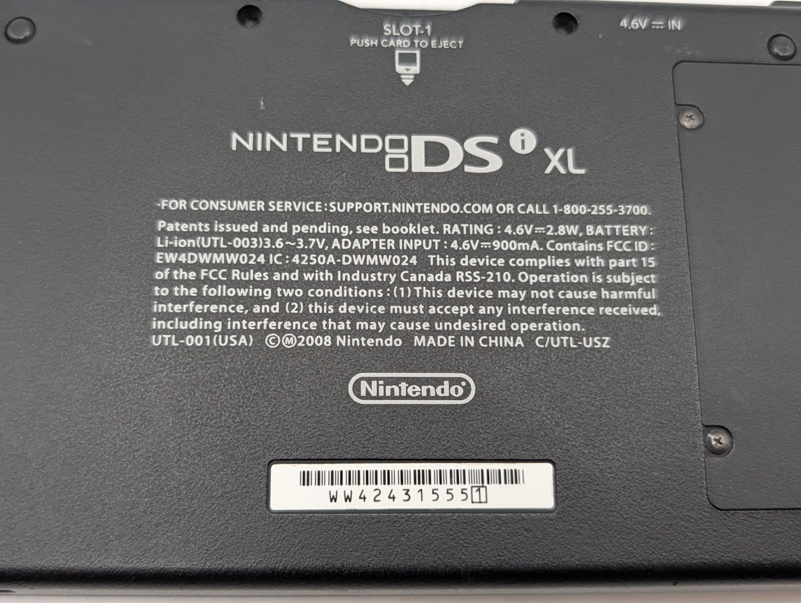 Nintendo DSi XL Blue Console Bundle w/ Charger & Mario DS Game UTL-001 USA READ