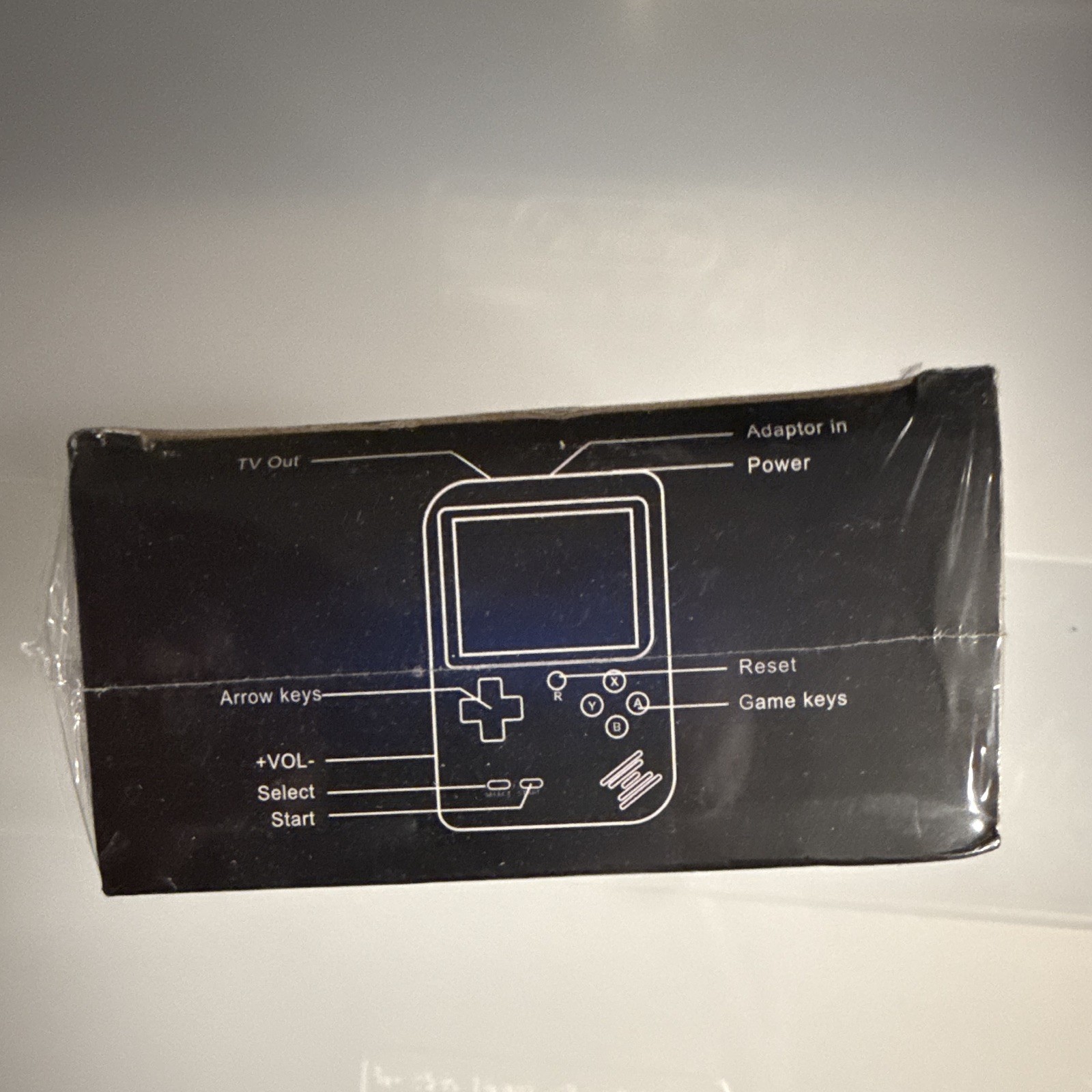 Plus 3.0 in LCD Handheld Game System, Backlit Screen, TV Out, Black