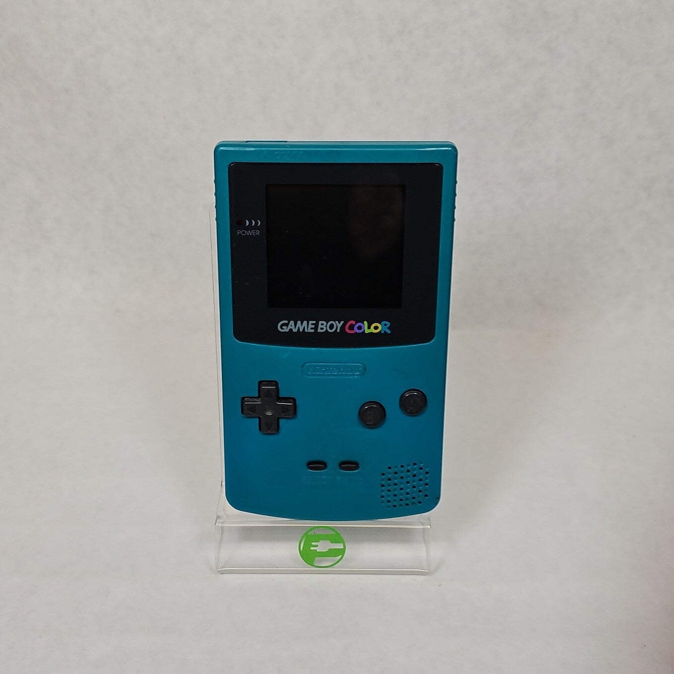 Nintendo Game Boy Color Handheld Game Console Only CGB-001 Teal NO BATTERY COVER