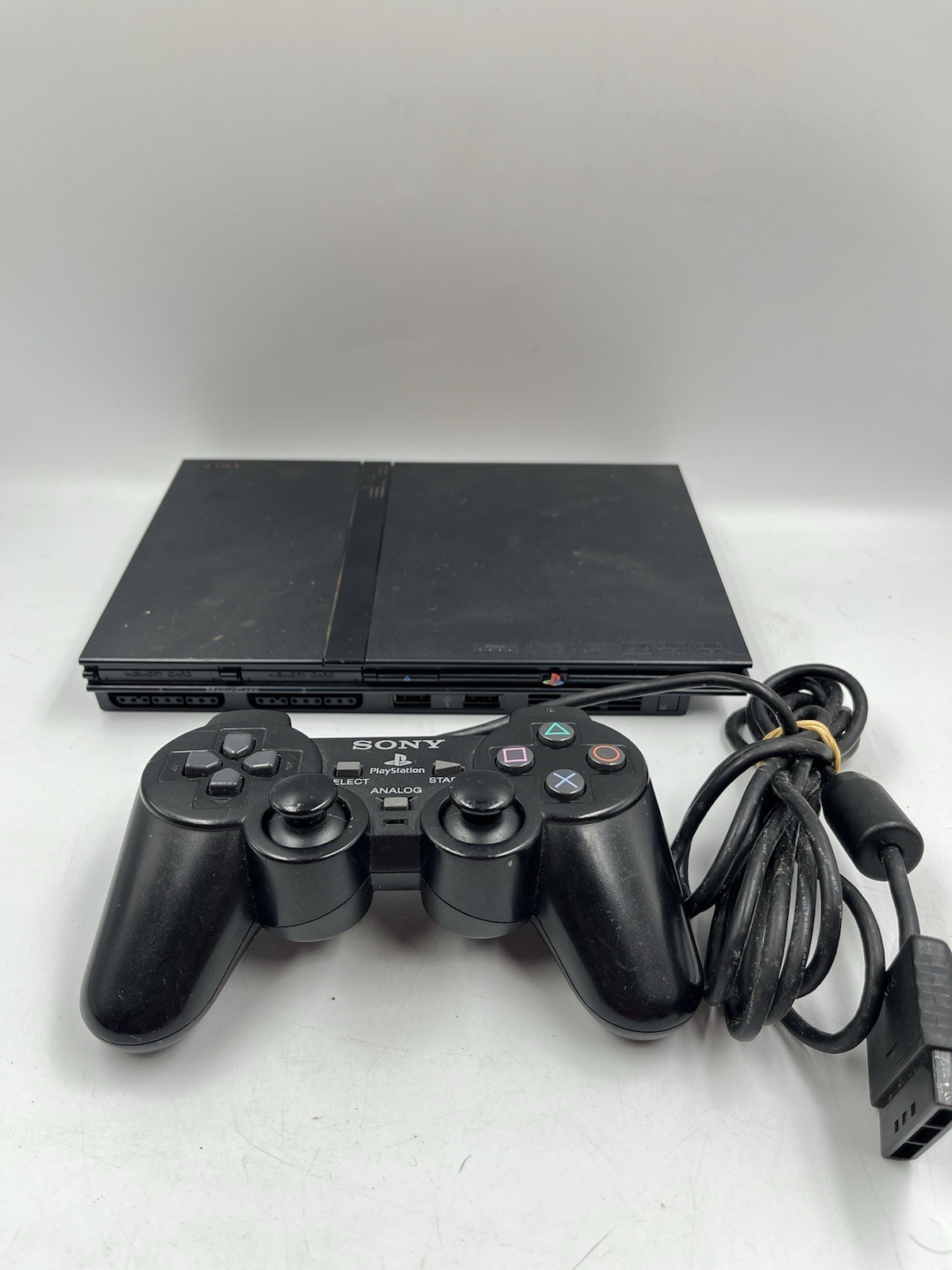 Sony PlayStation 2 Slim PS2 Console Complete w Original DualShock 2 Controller