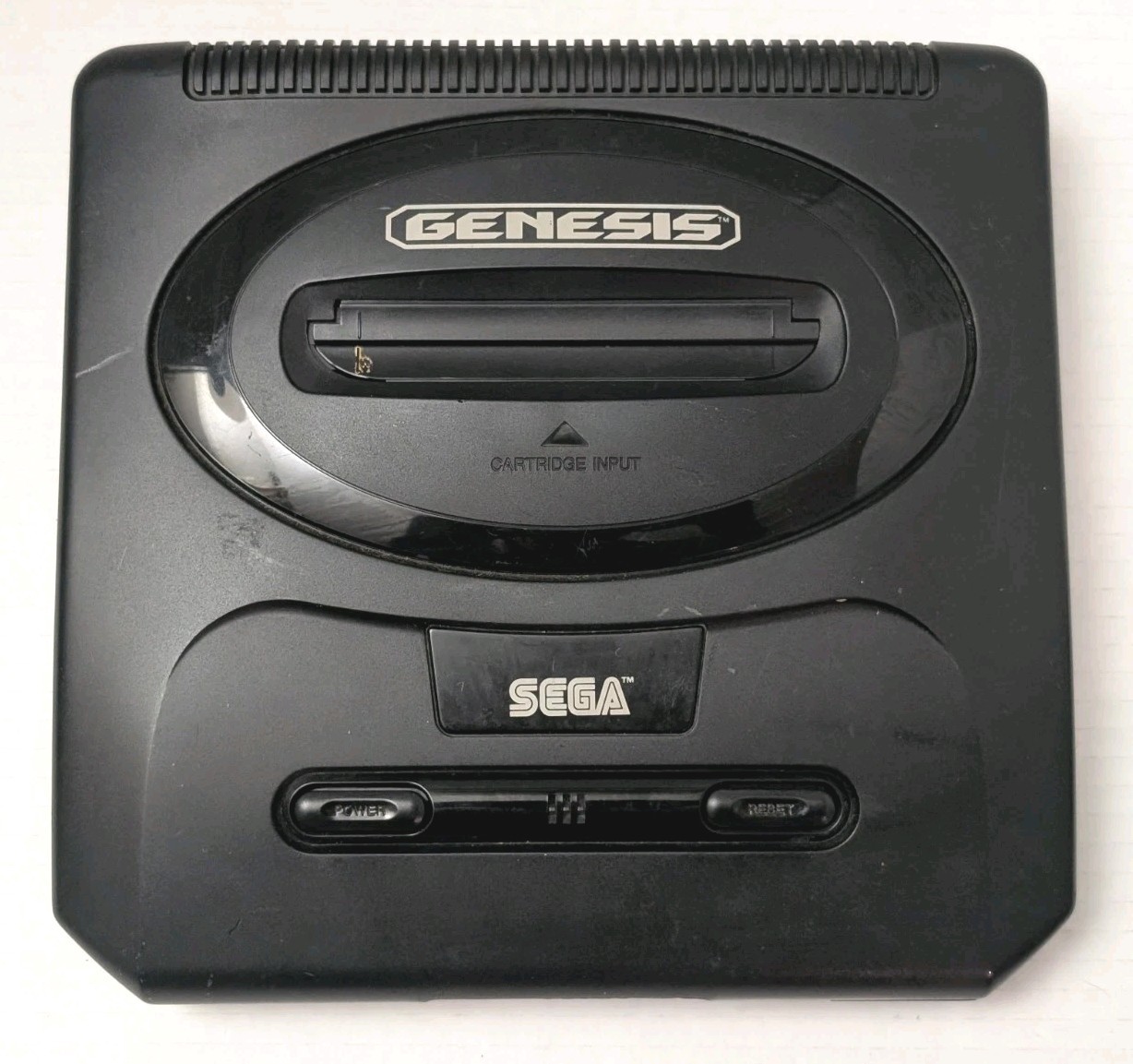#1 Sega Genesis Model 1631 Console Bundle W/ 2 Games Sonic & Champions 1 Remote