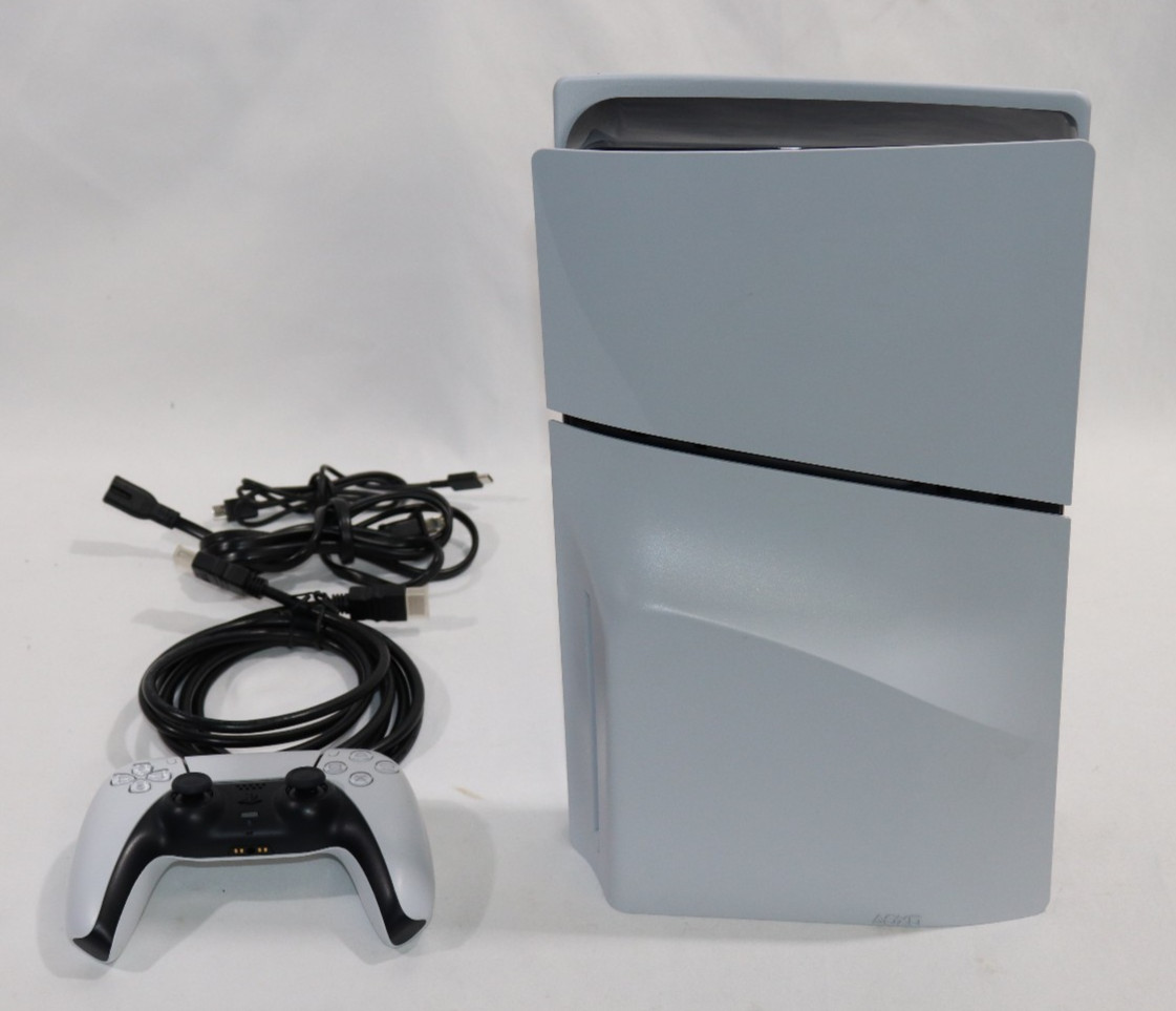 Sony PlayStation 5 Slim Disc PS5 825GB White Console Gaming System CFI-2015