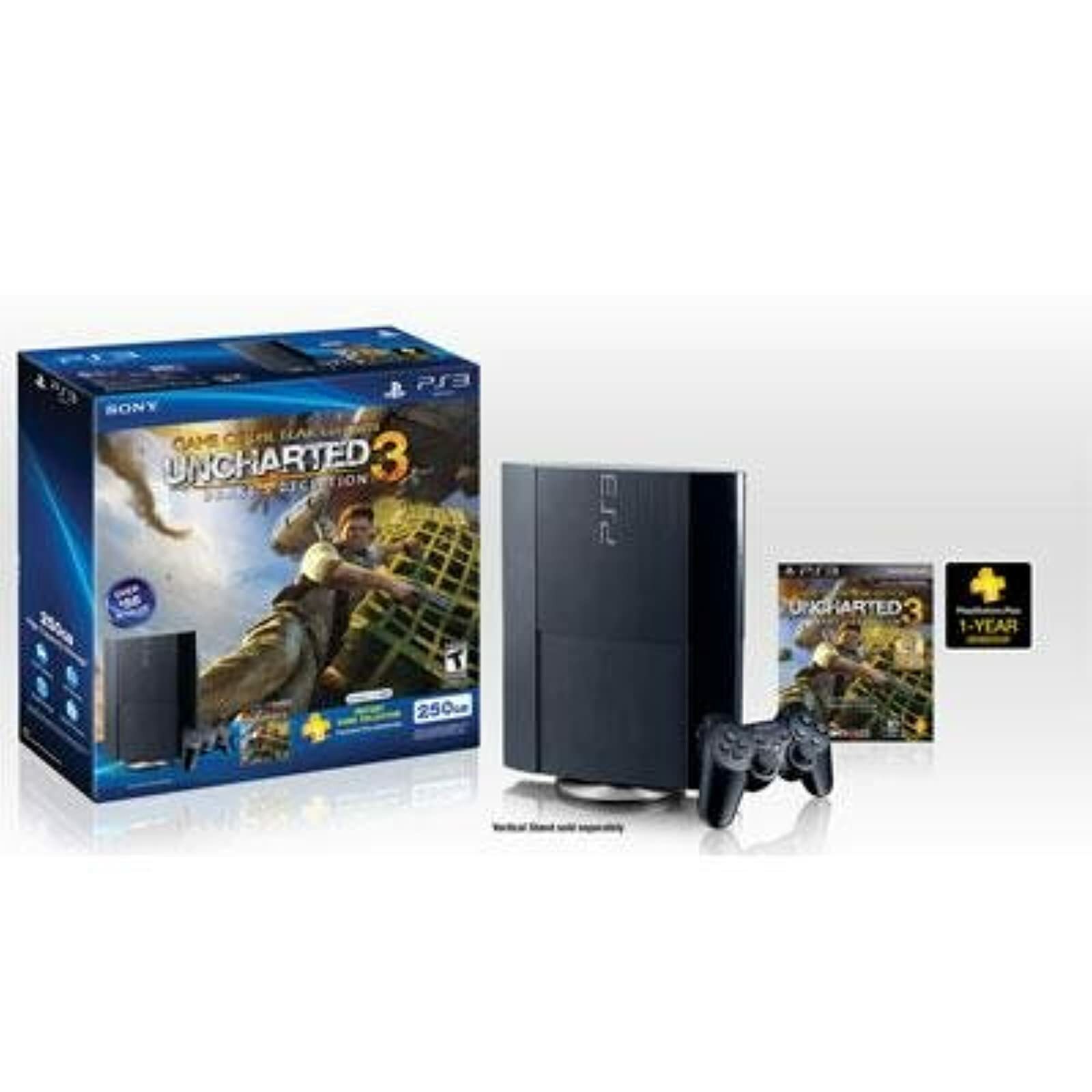 PS3 Hardware 250GB Bundle Console Very Good 9Z