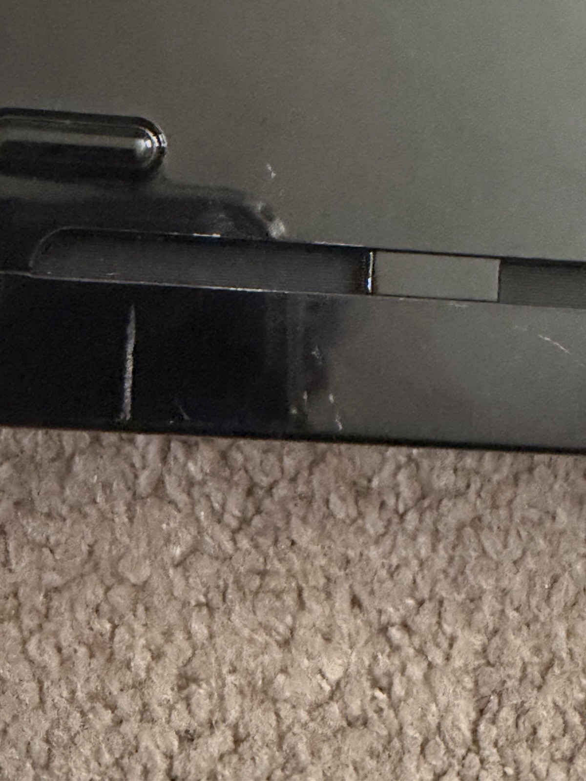 Nintendo Wii U WUP-101(02) Black Console Only With OEM Power Supply UNTESTED