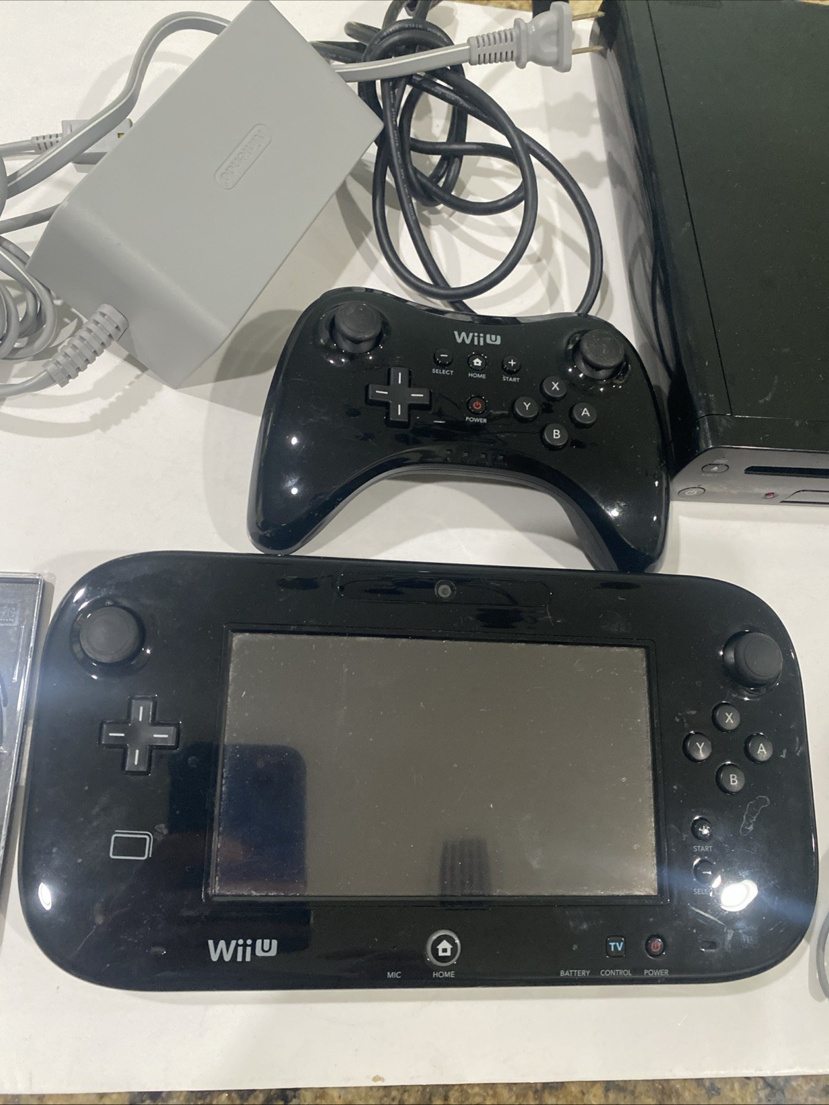 Nintendo Wii U Console 32GB + Minecraft Game Set Bundle Need Repair