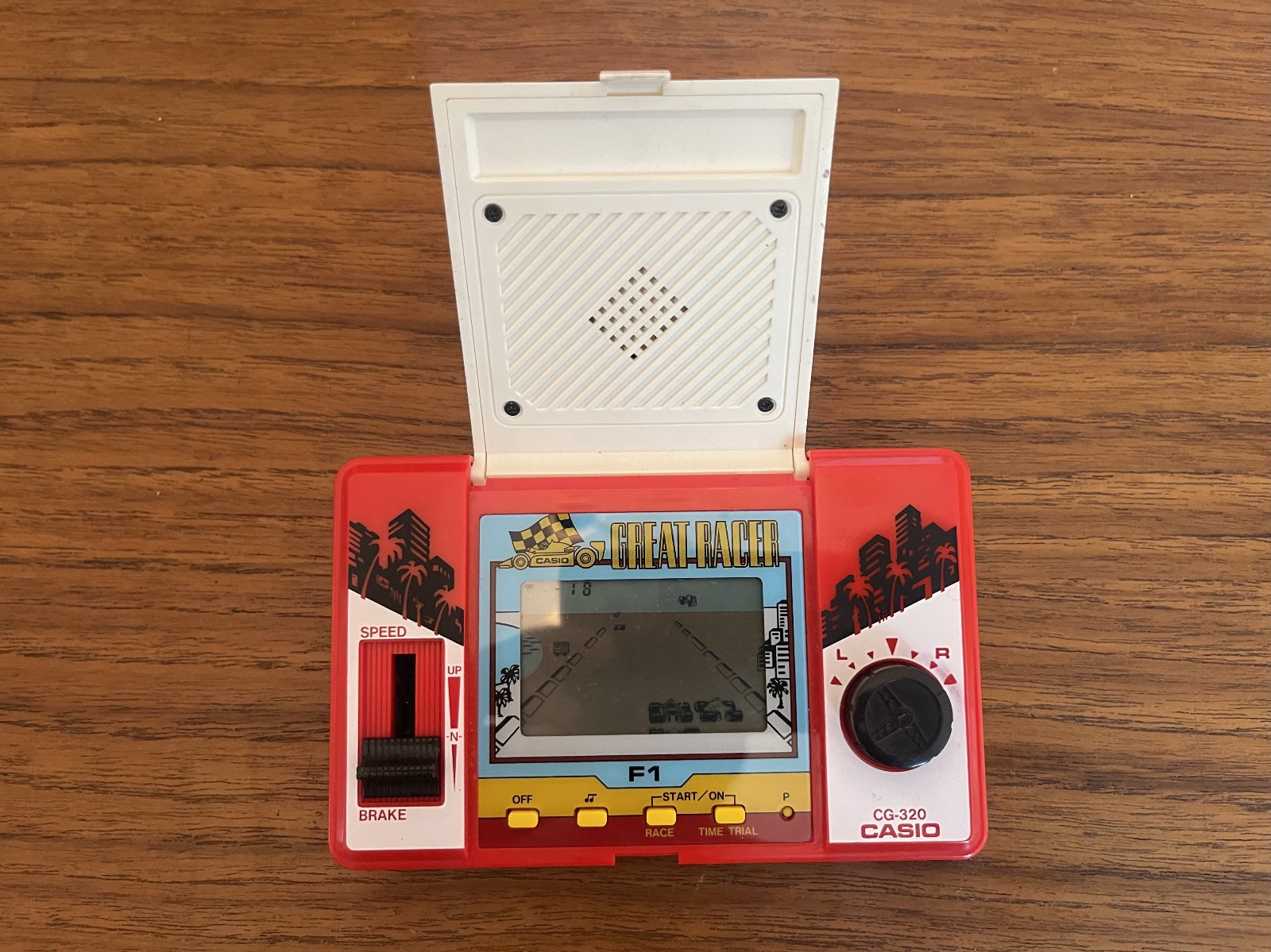 [TESTED & WORKING] 1984 CAR RACING GAME CASIO CG-320 Japan Hand-Held