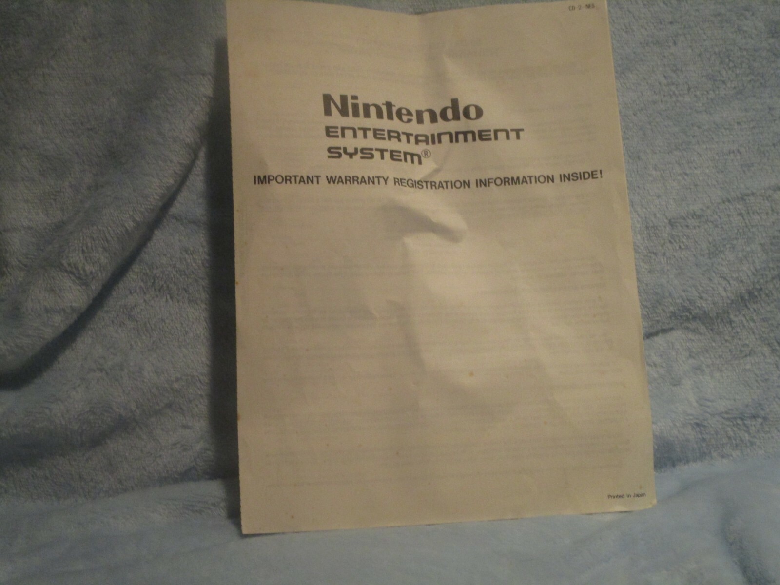 Nintendo Control Deck NES001 with Power Cord, Controllers, Instructions