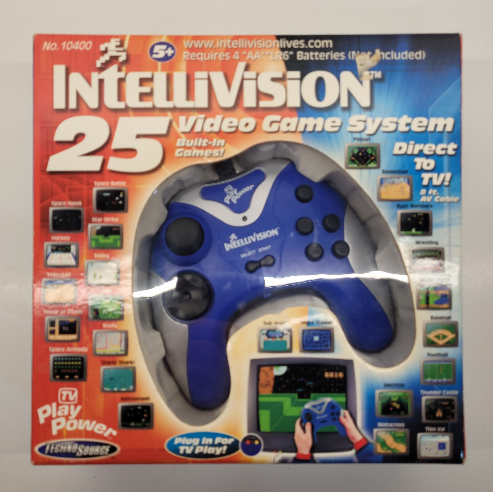 Intellivision Video Game System Plug Play 25 Games Golf Snafu Space Battle