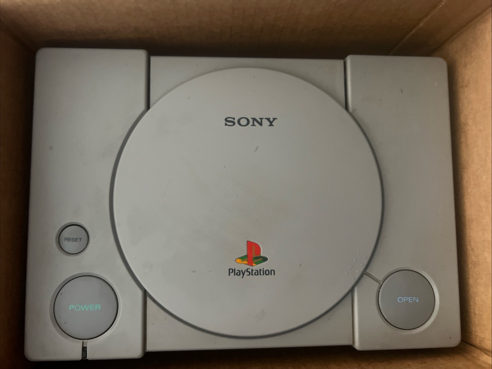 Sony Playstation 1 PS1 Original Console And Power Cables Only Tested – SCPH-5501