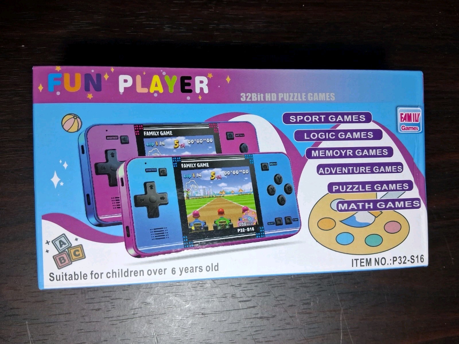 Handheld Game for Kids – 220 Preloaded Retro Video Games – Portable
