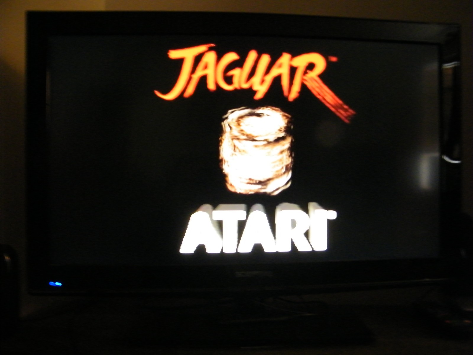 Atari Jaguar game console with games