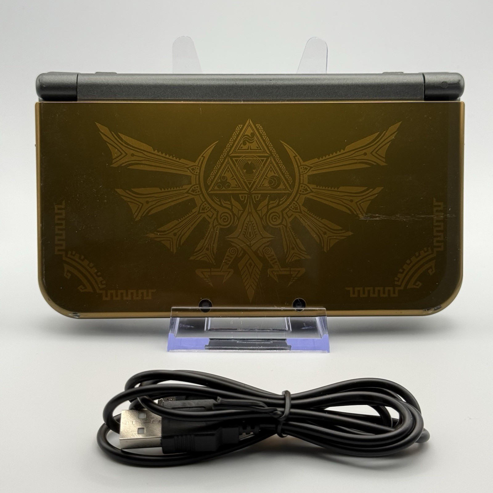 “new” Nintendo 3DS XL Zelda Hyrule Edition Console Dual IPS w/Charger – Tested