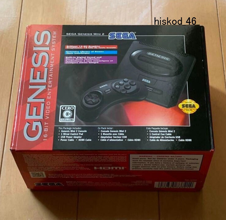 SEGA Genesis Mini 2 Mega Drive North American ver. Console & 60 Game Software