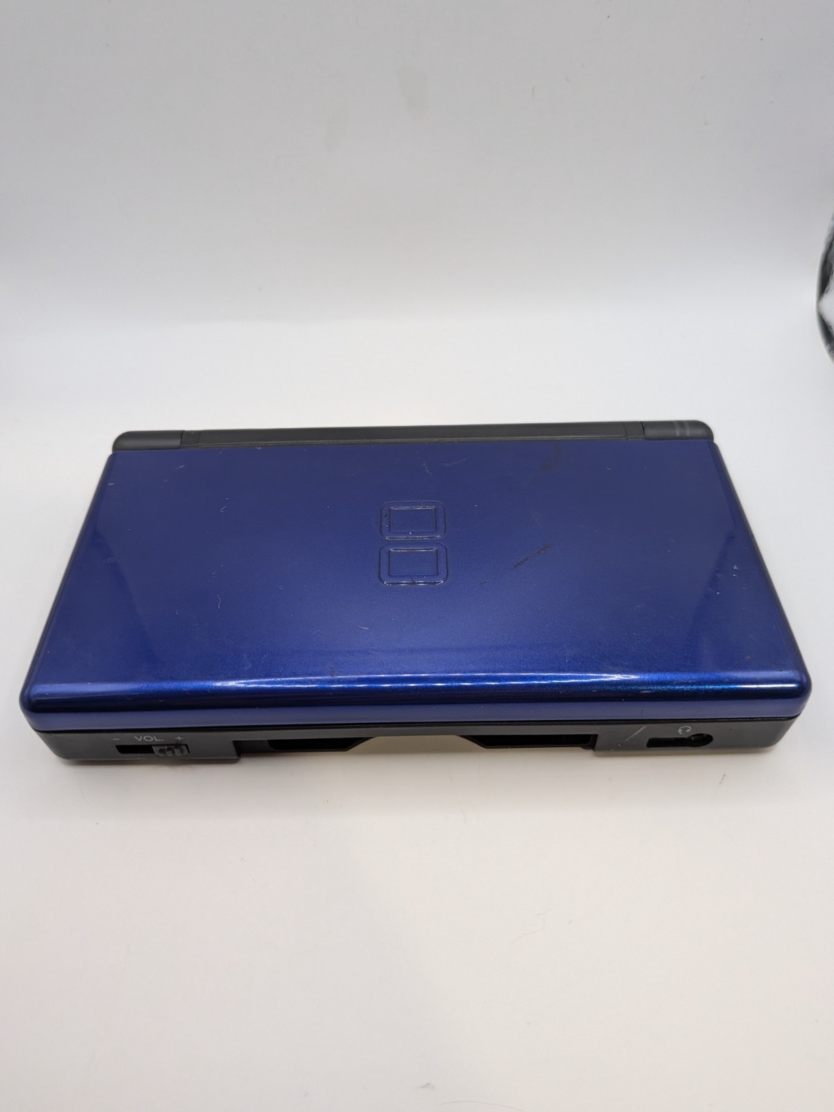 Nintendo DS Lite – Cobalt (Blue) & Black – Tested & Works – Yellowing/Scratches