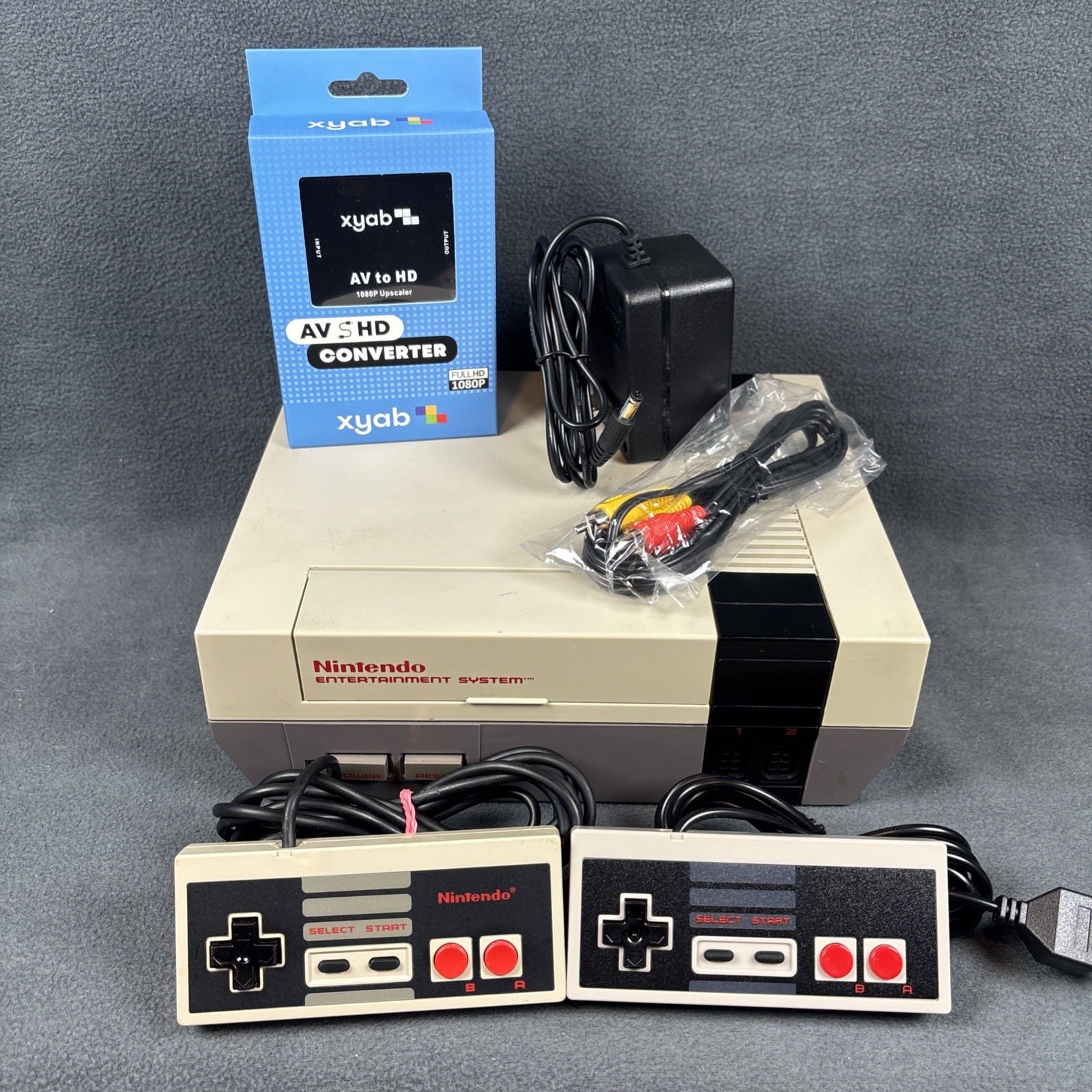 Nintendo NES NUS-001 Console Bundle – New Pins – Refurbished, Very Good