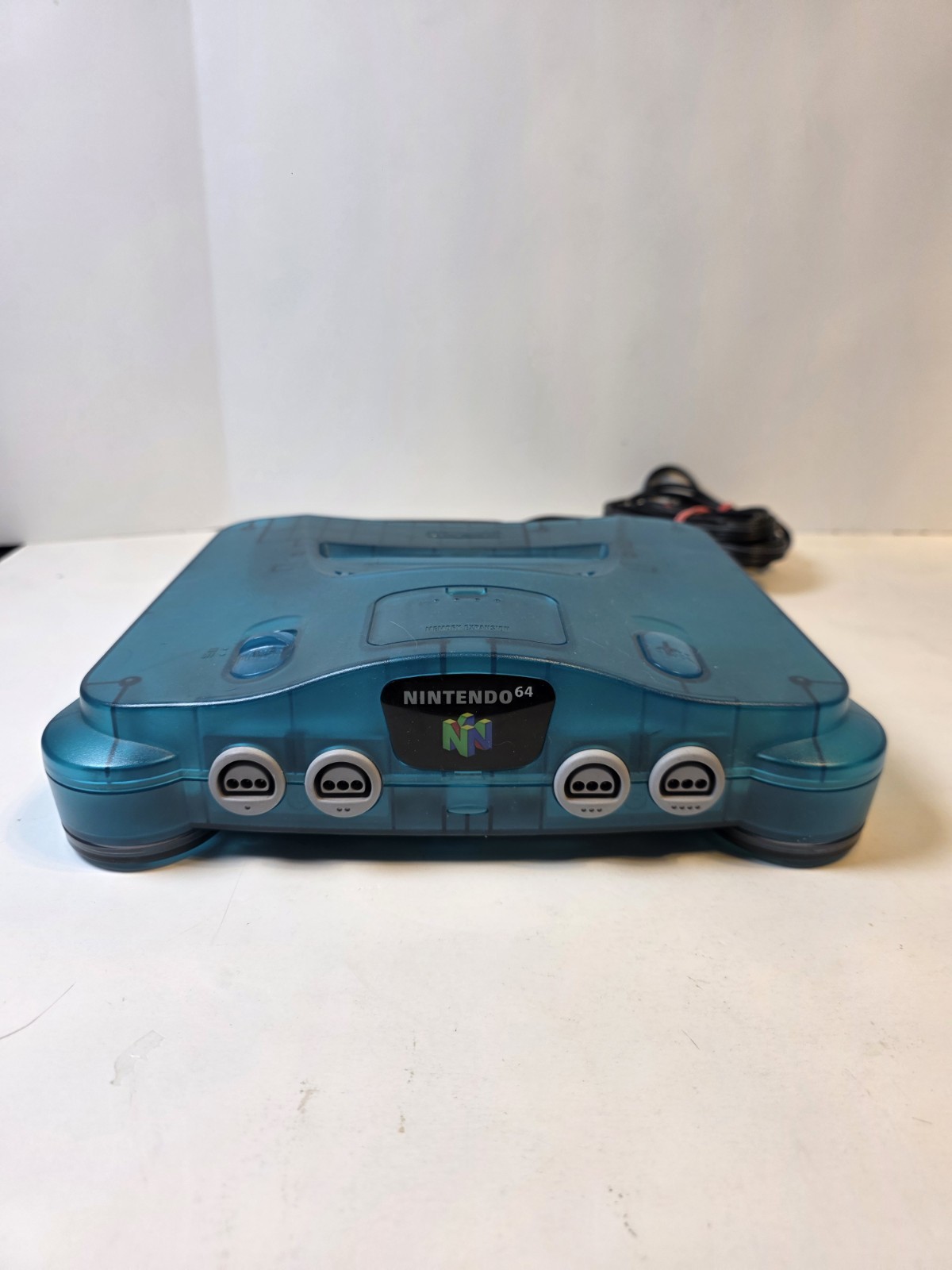 Nintendo 64 N64 Ice Blue Funtastic Console System Tested Working, Power And AV