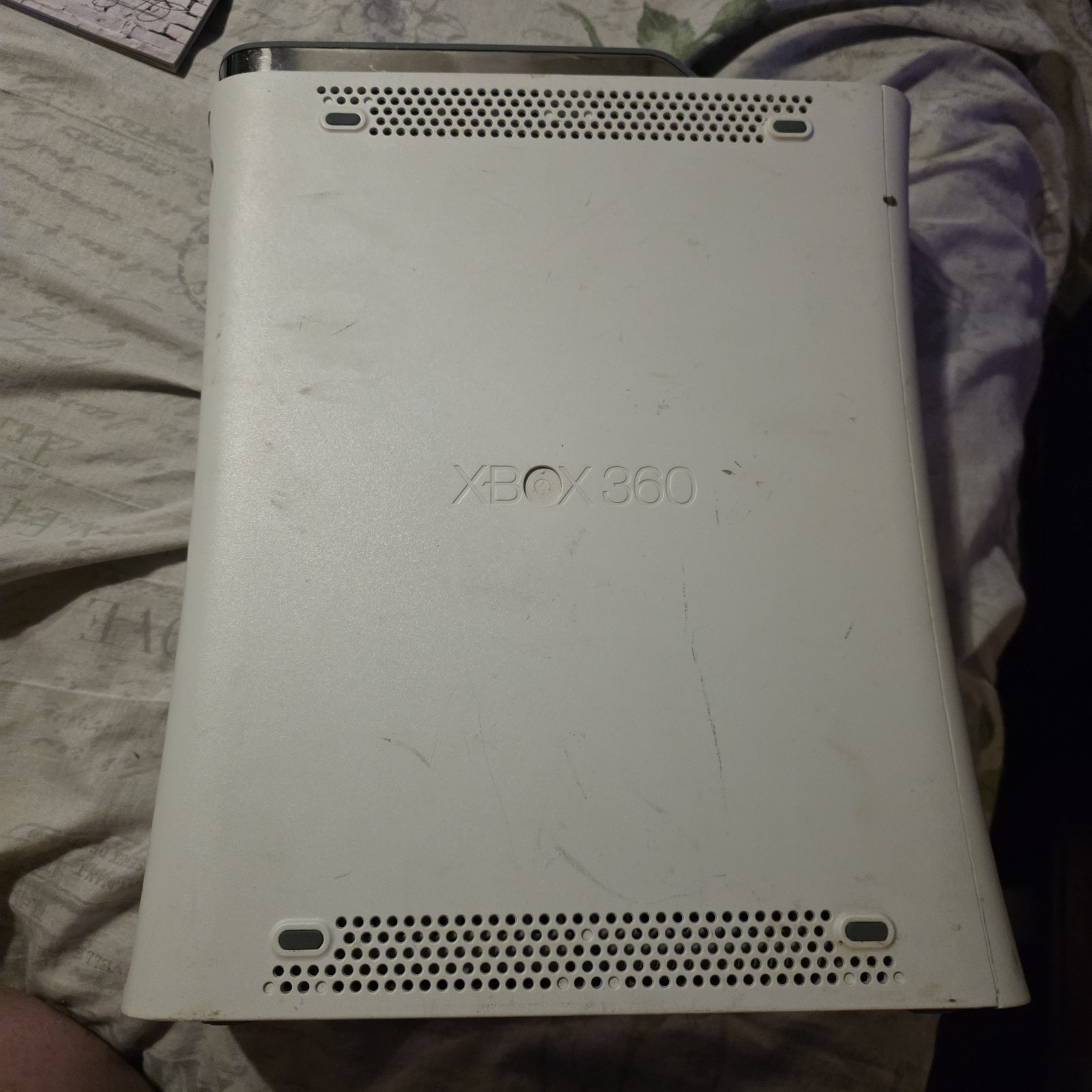 Microsoft Xbox 360 Pro 20GB Console – Matte White Defective As Is Update Fail Er