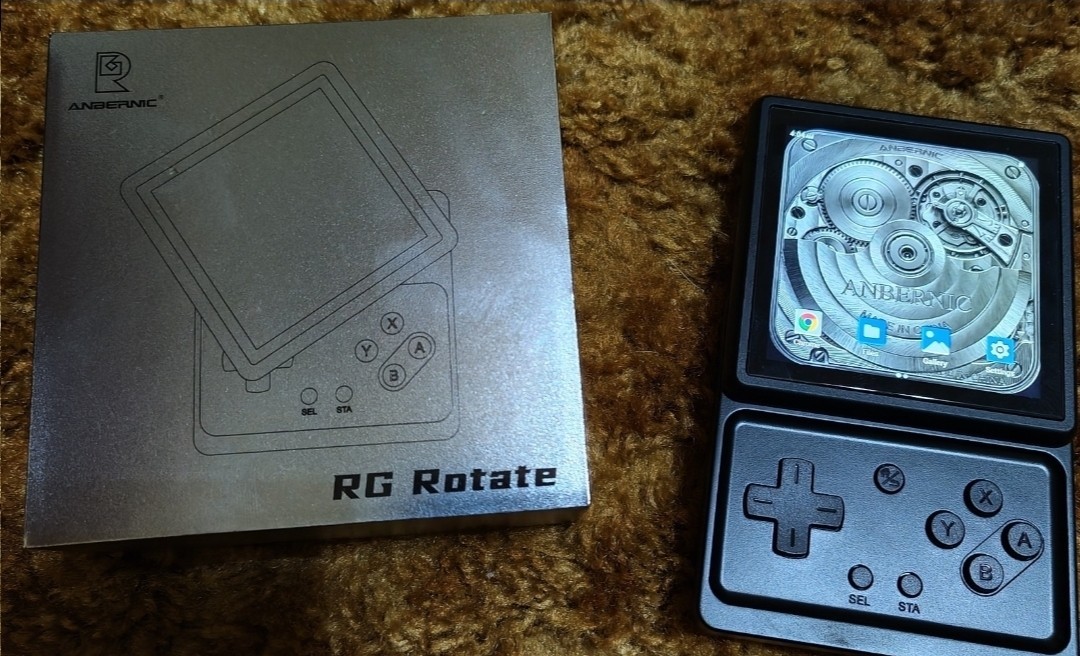 *MiNT* ANBERNIC RG Rotate – Polar Black – T618 Android12 – Ships USA