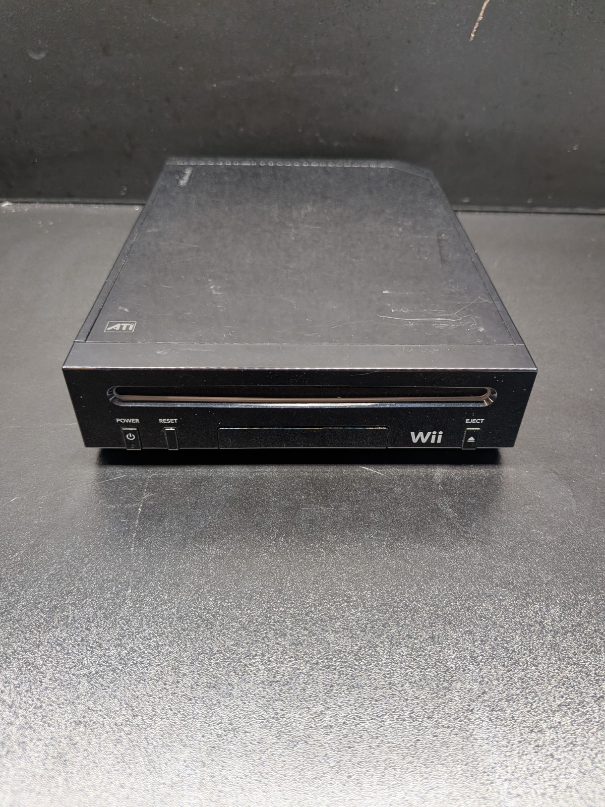 Nintendo Wii Replacement Console Only Black RVL-101 (USA) Tested Working