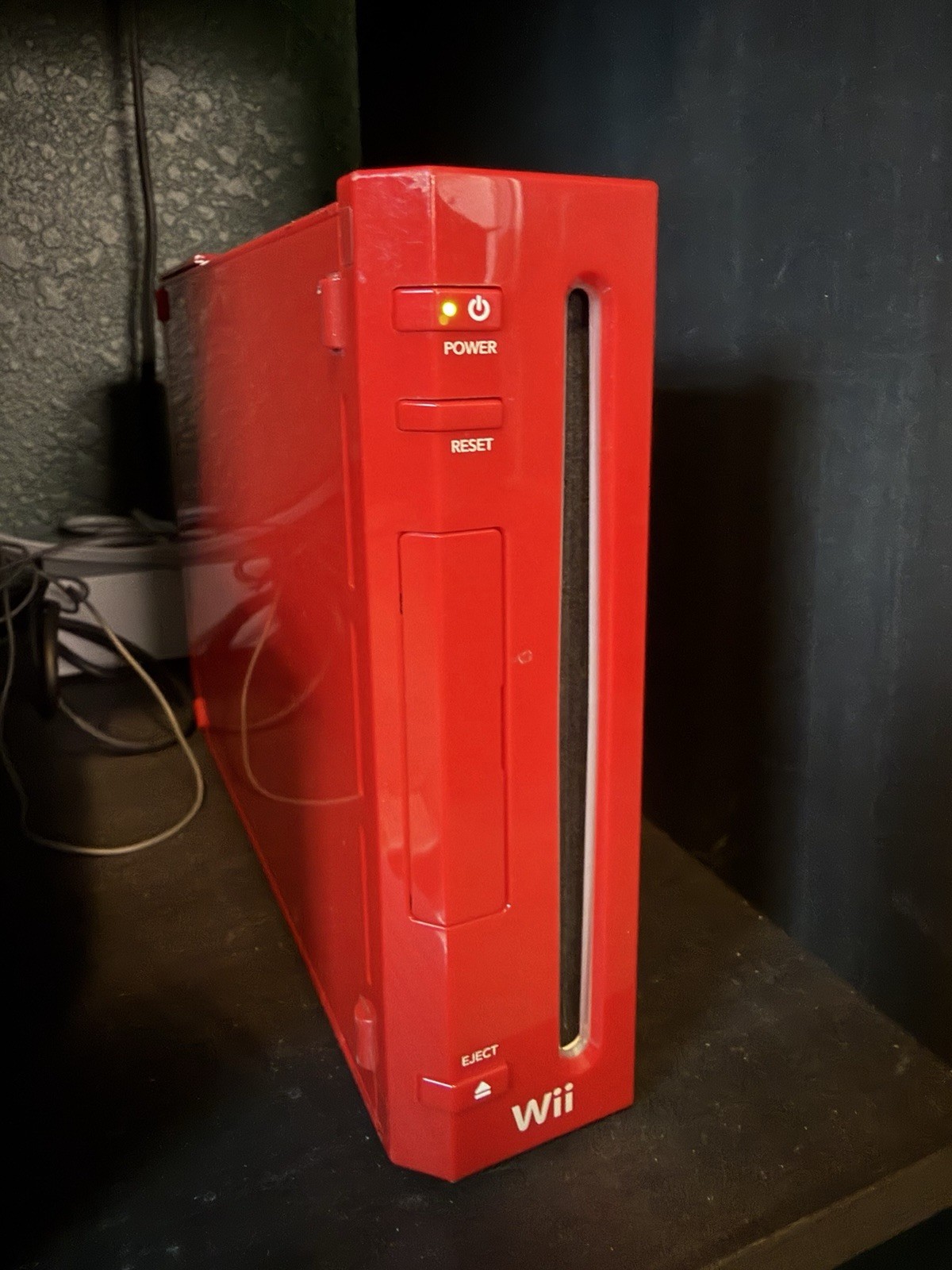 Nintendo Wii Red Console RVL-001 25th Anniversary Mario Edition! Console Only