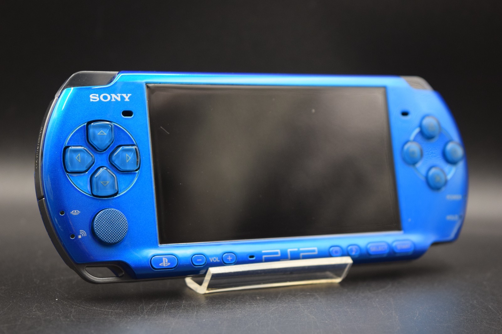 Sony PSP 3000 Vibrant Blue Console Boxed Region Free Tested & Working Good Japan