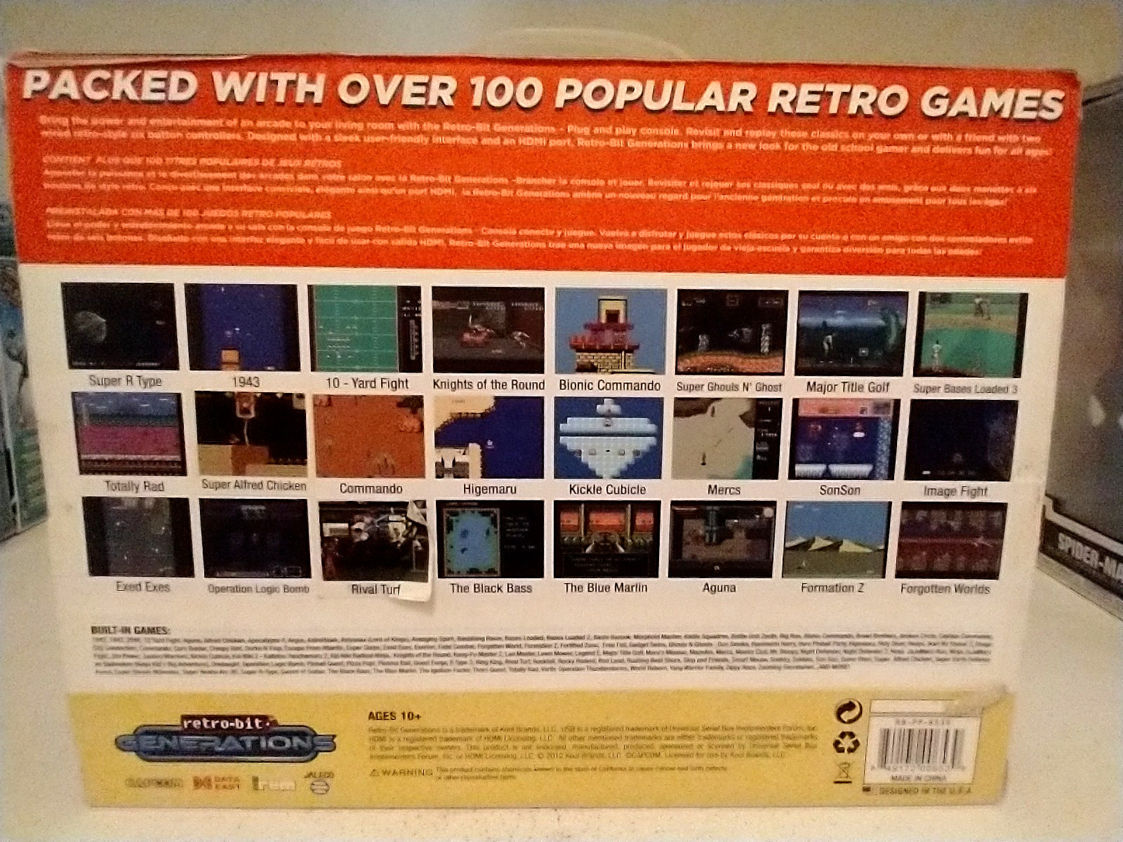 Retro-Bit Generations Plug & Play Retro Game Console (Built-in Retro 100+ Games)