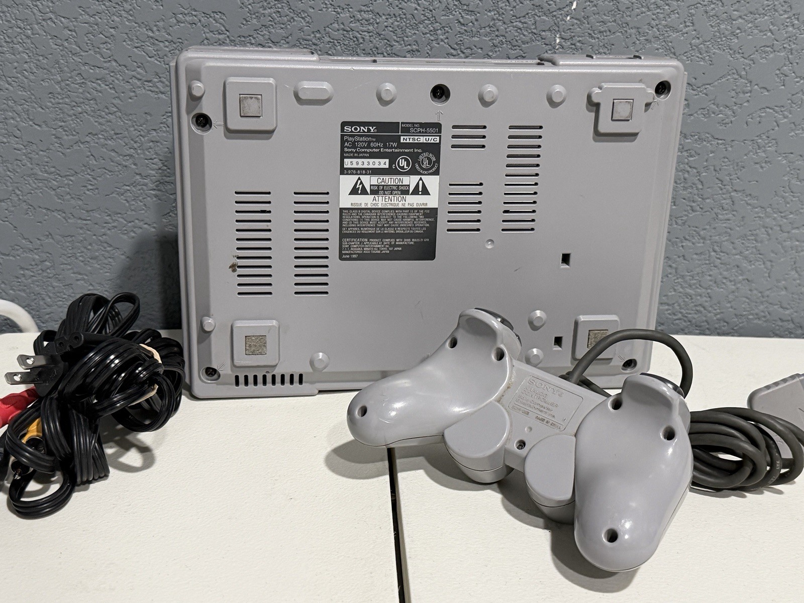 Sony PlayStation 1 PS1 Console SCPH-5501 Working Tested