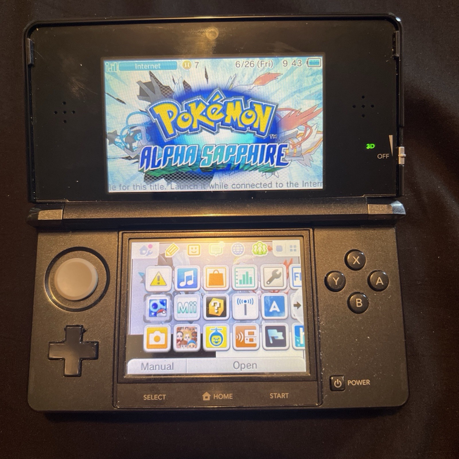 Nintendo 3ds Cosmo – Black With God Mode