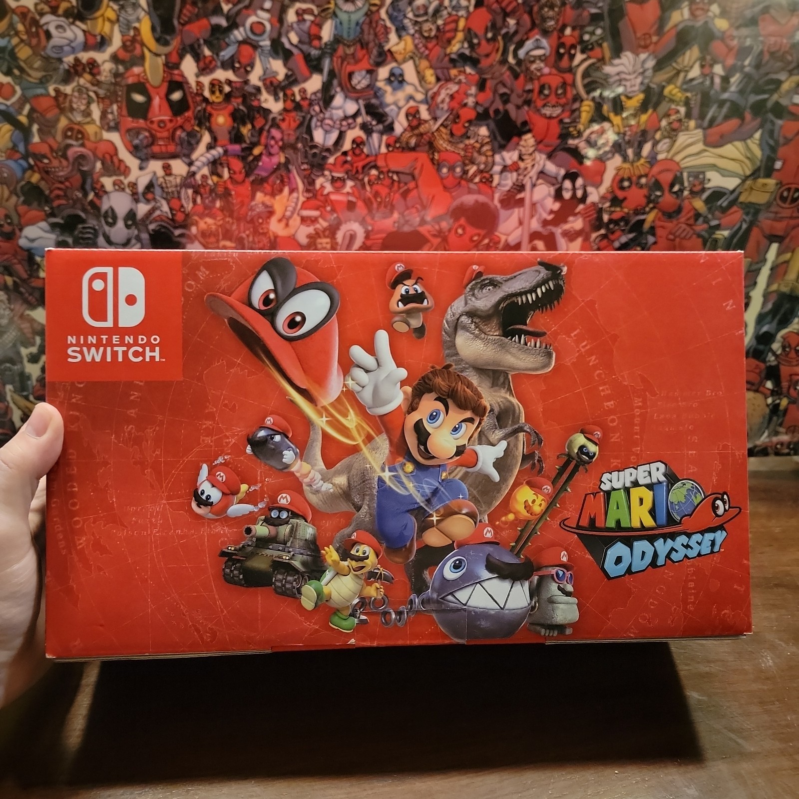 Mario Odyssey Nintendo Switch Console – Brand New – Authentic –