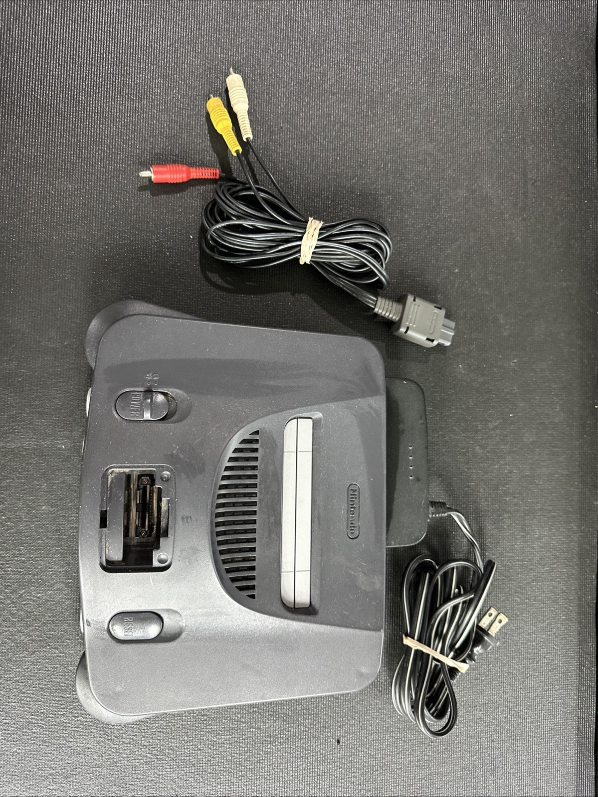 Nintendo 64 System 32MB Home Console Only- Charcoal Gray