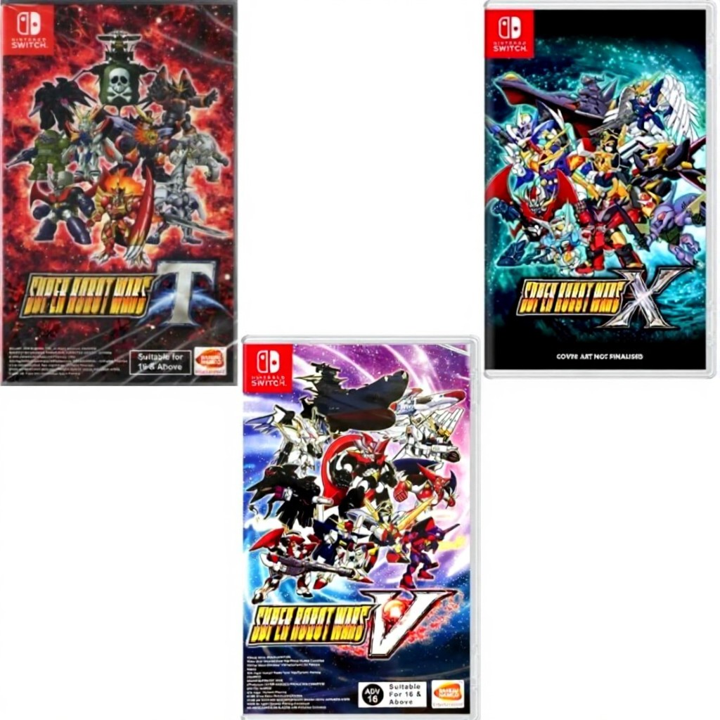 Super Robot Wars T + V + X [Multi-Language] Switch New Game Bundle Special