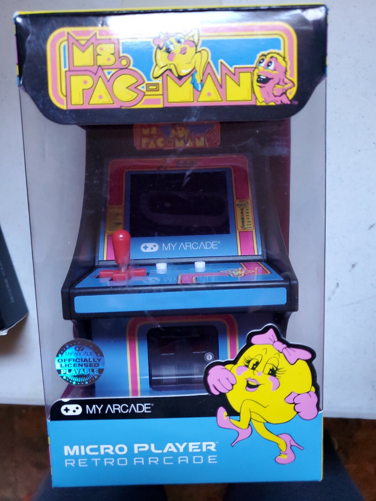 My Arcade Ms.Pac-Man Micro Player – Blue/Pink