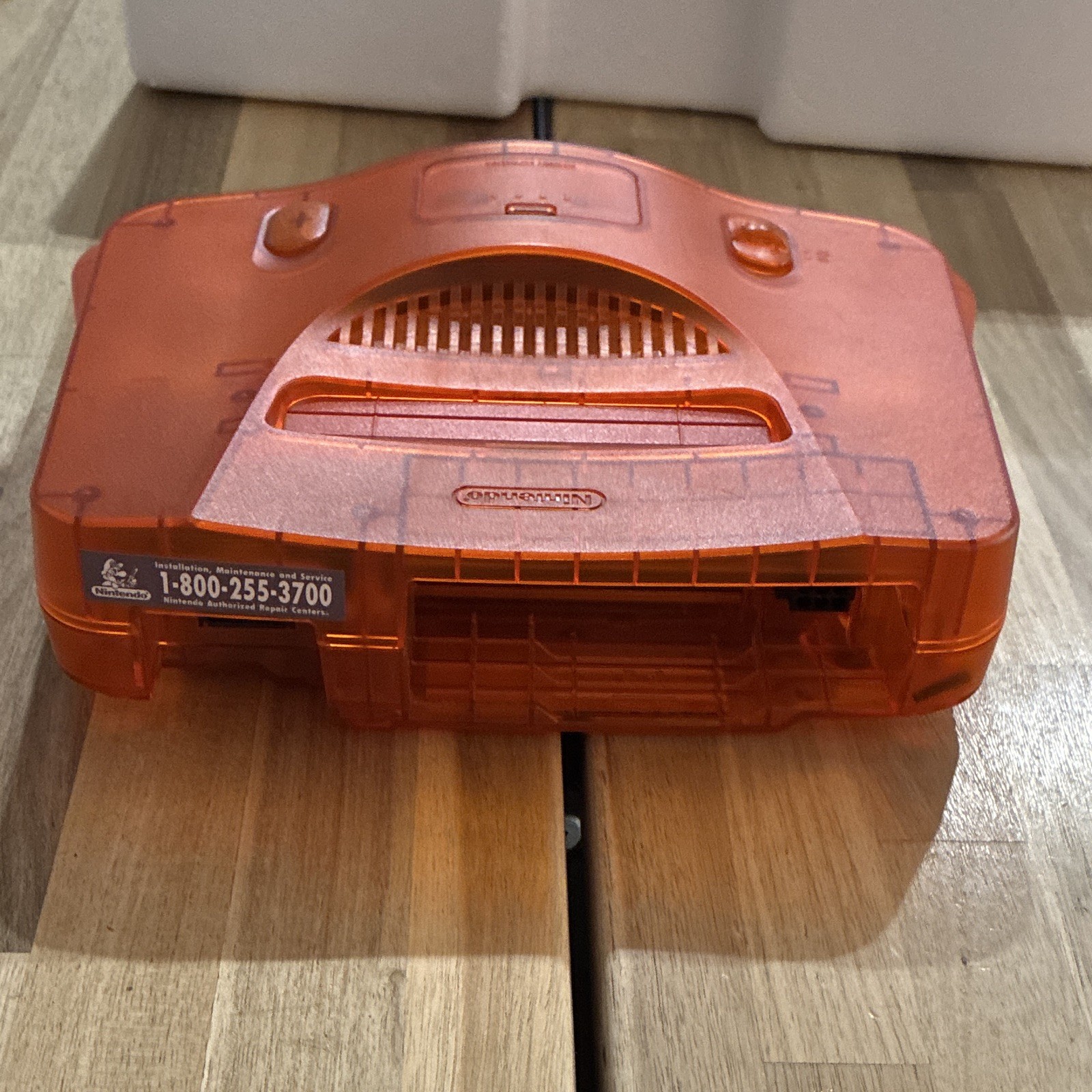 Nintendo 64 Funtastic Fire Orange complete in box TESTED WORKING