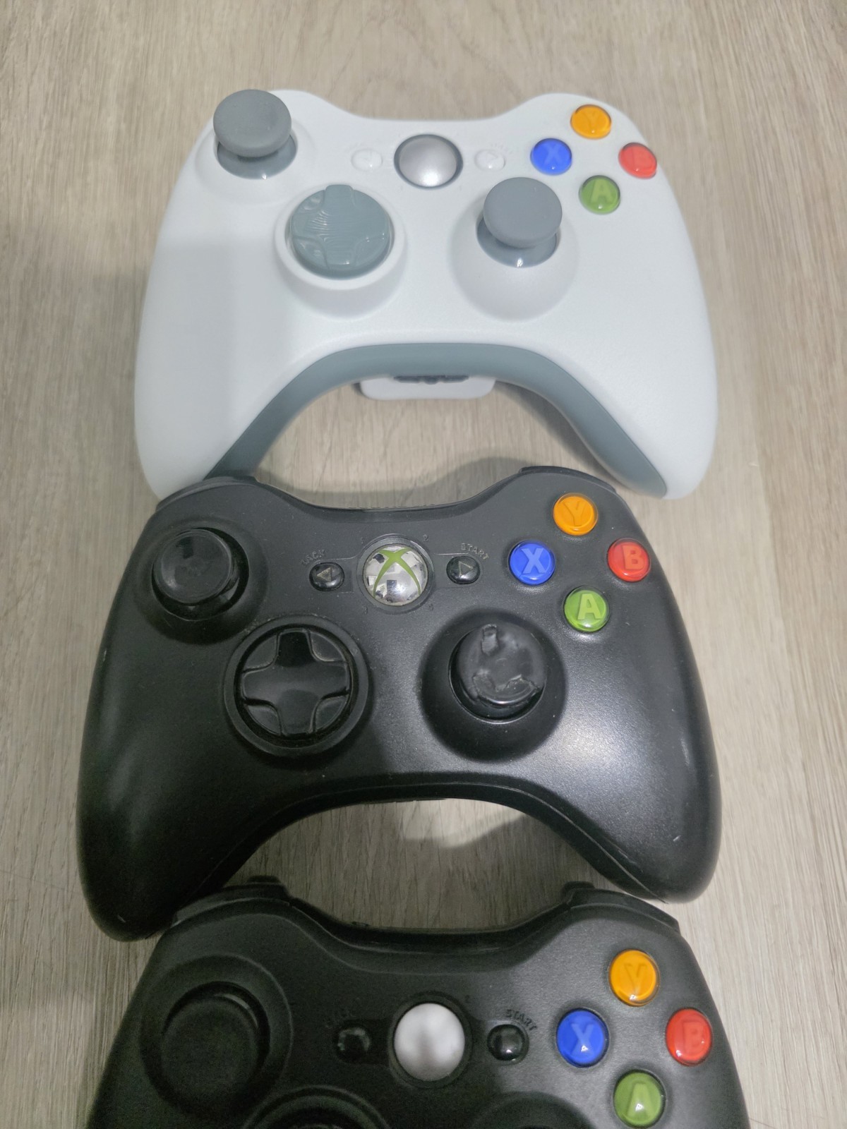 Xbox 360 S Console Bundle 4 Controllers 30+ Games No Hard Drive Tested Works