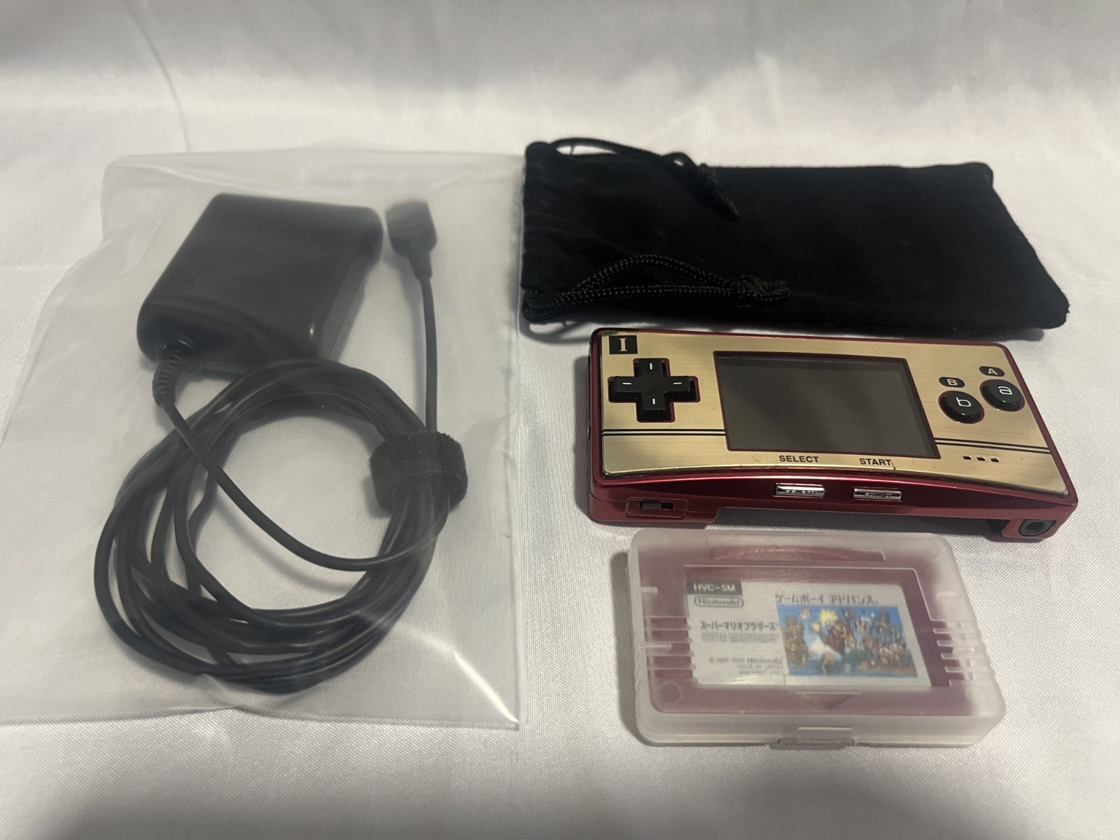 Nintendo Game Boy Micro Famicom Console Red Limited color from Japan rare