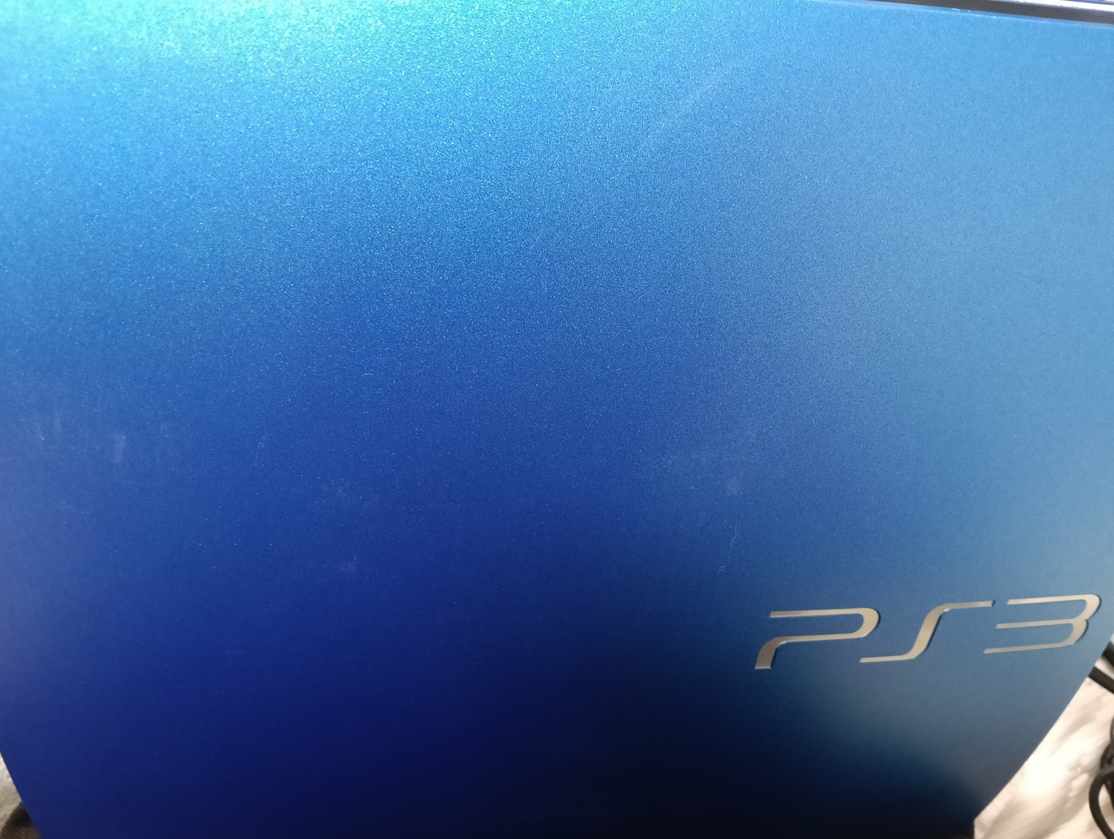 Sony PS3 Slim Console CECH-3000BSB Splash Blue 320GB Tested 2 Controllers Japan