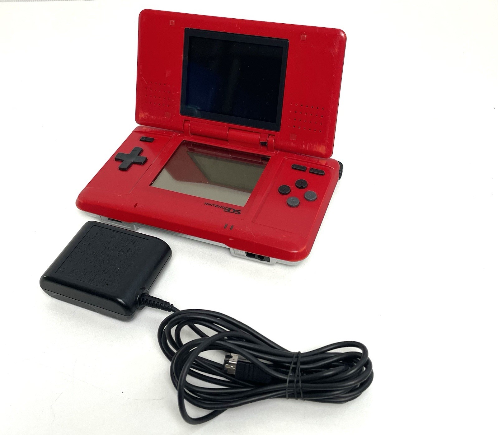 Nintendo DS Original NTR-001 Console with Charger *BROKEN HINGE*