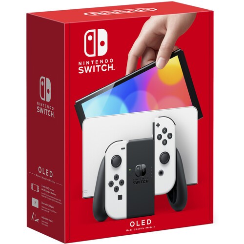 Nintendo Switch OLED White with Animal Crossing New Horizons Game