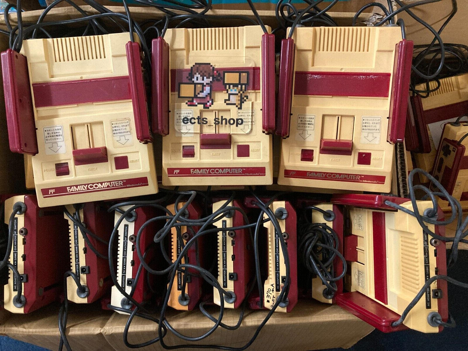 Famicom Console LOT of 6 Nintendo family computer unmodified Confirmed to work +