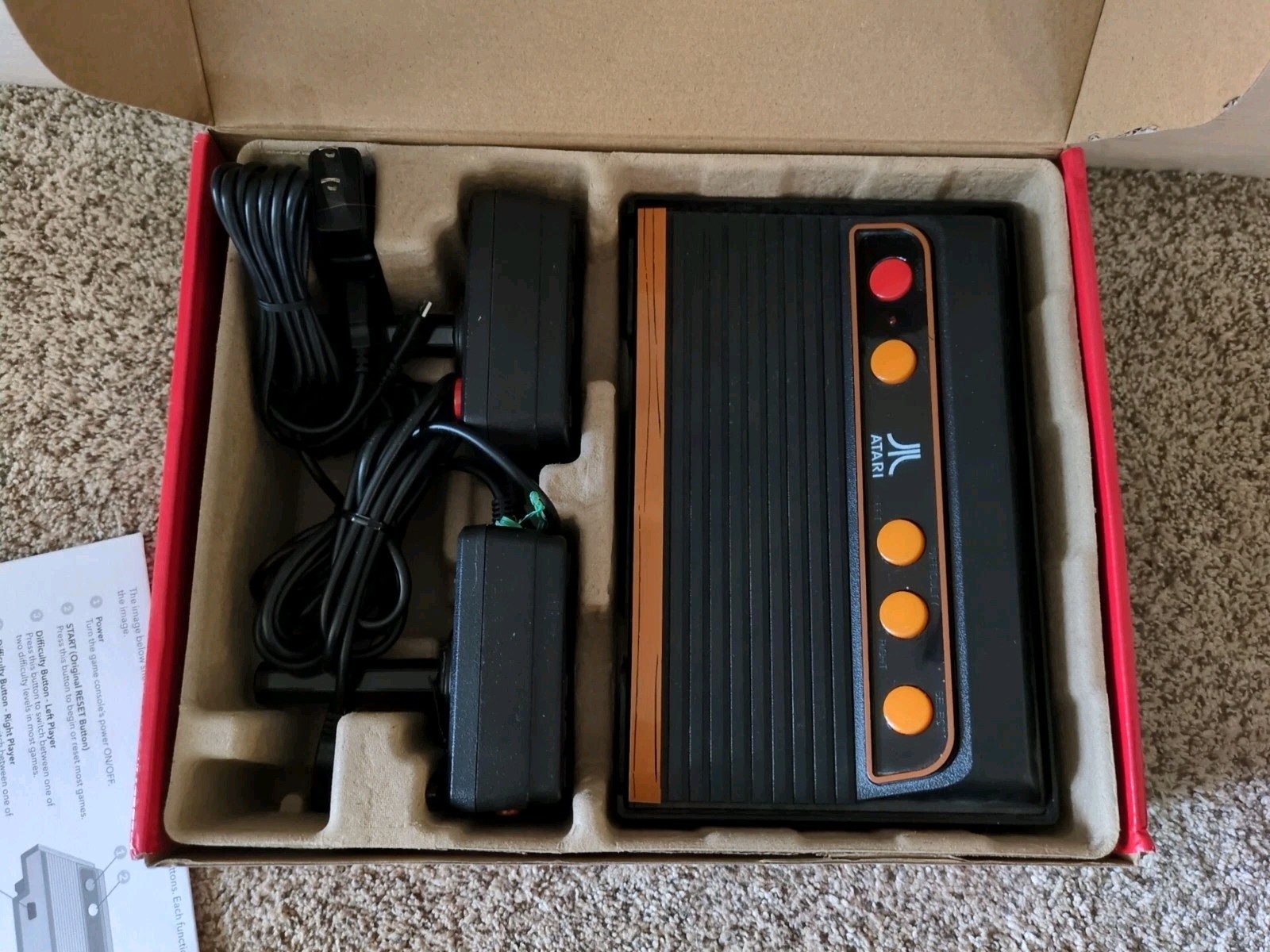 Atari Flashback 9 AR3050 HDMI Game Console with Wired Joystick Controllers