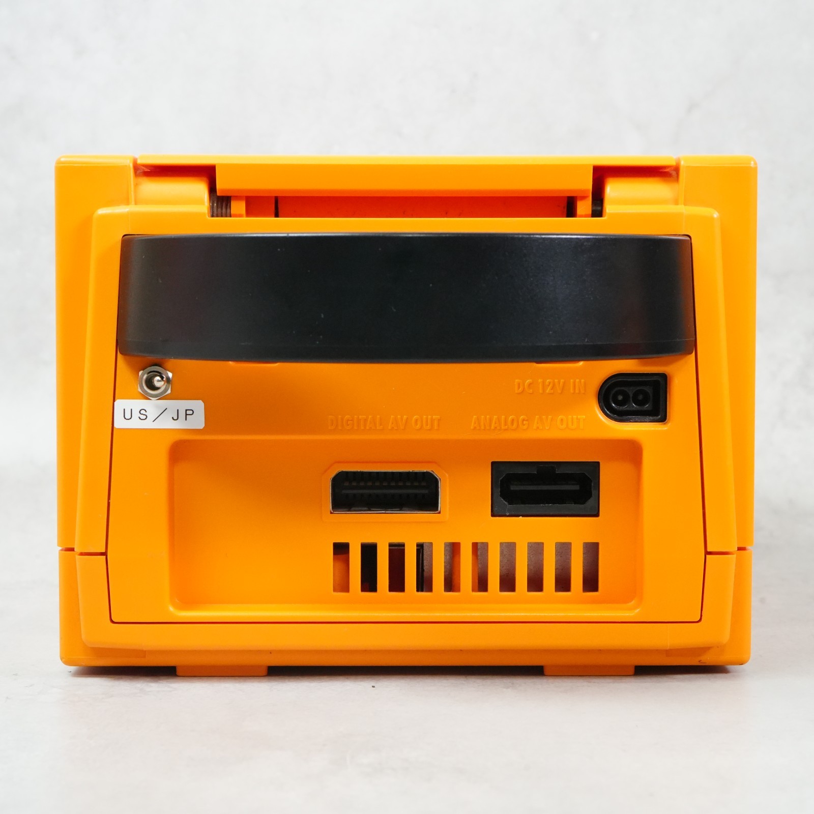 Boxed Nintendo GameCube Spice Orange Console NTSC U-C/J Region Switch Mod JAPAN