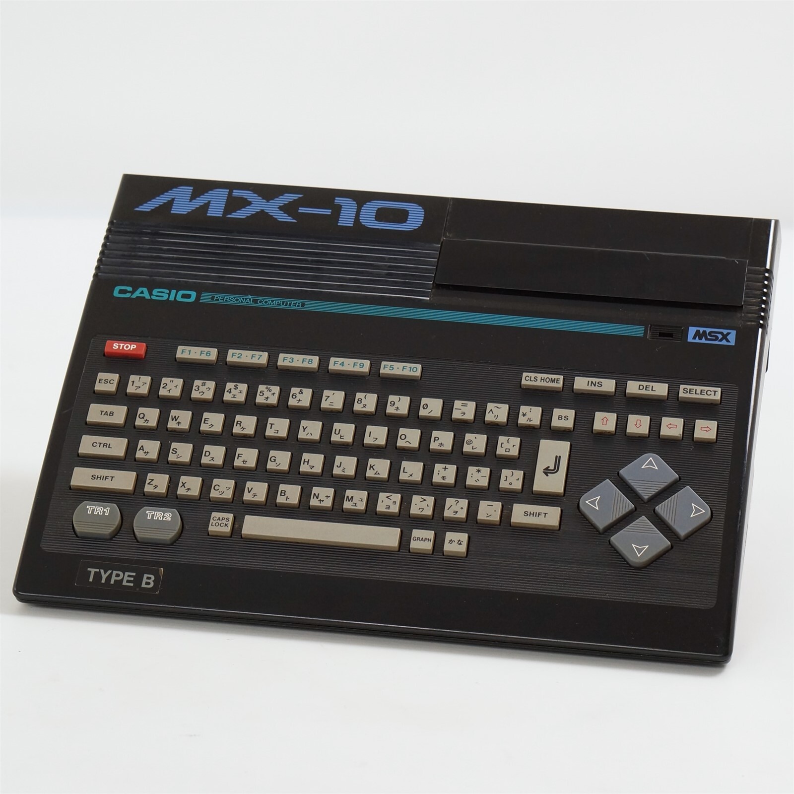 MSX MX-10 BK CASIO Personal Computer Tested JAPAN Game System only 3050747